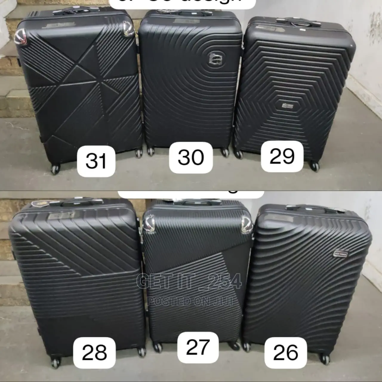 Different Sizes of Suitcase