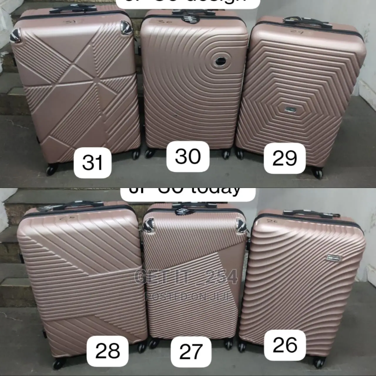Different Sizes of Suitcase