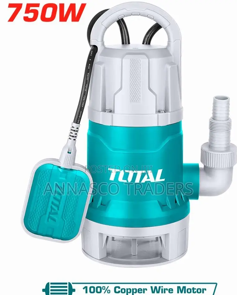 Total TWP87501/06 Submersible  Sewage Water  Pump 750W