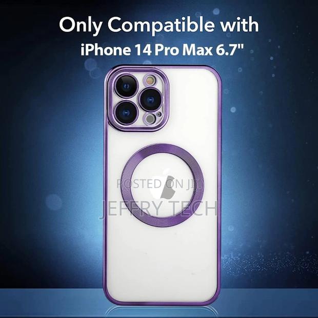 iPhone 14 Pro Max Case Magnetic [Support Magsafe Charger] Wi - thumbnail 2