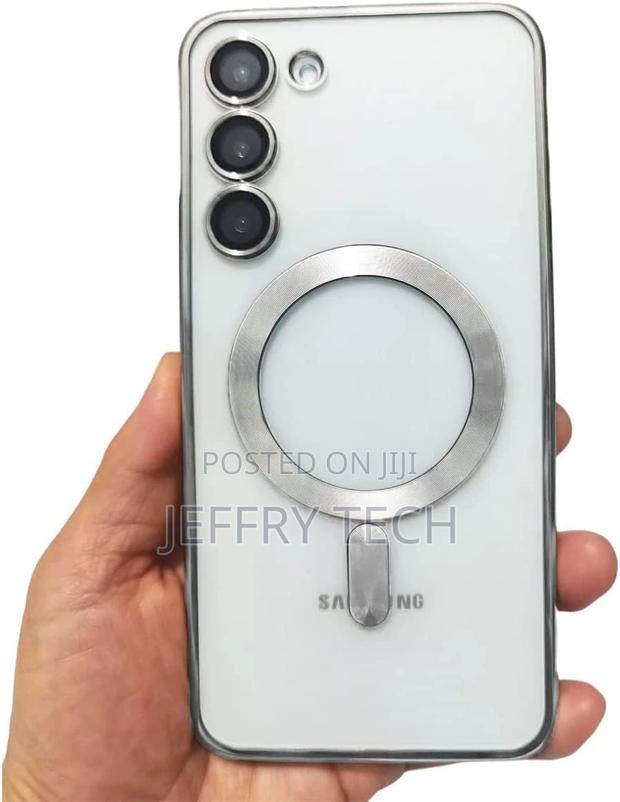 Magnetic Clear Case for Samsung Galaxy S23 With Camera Lens