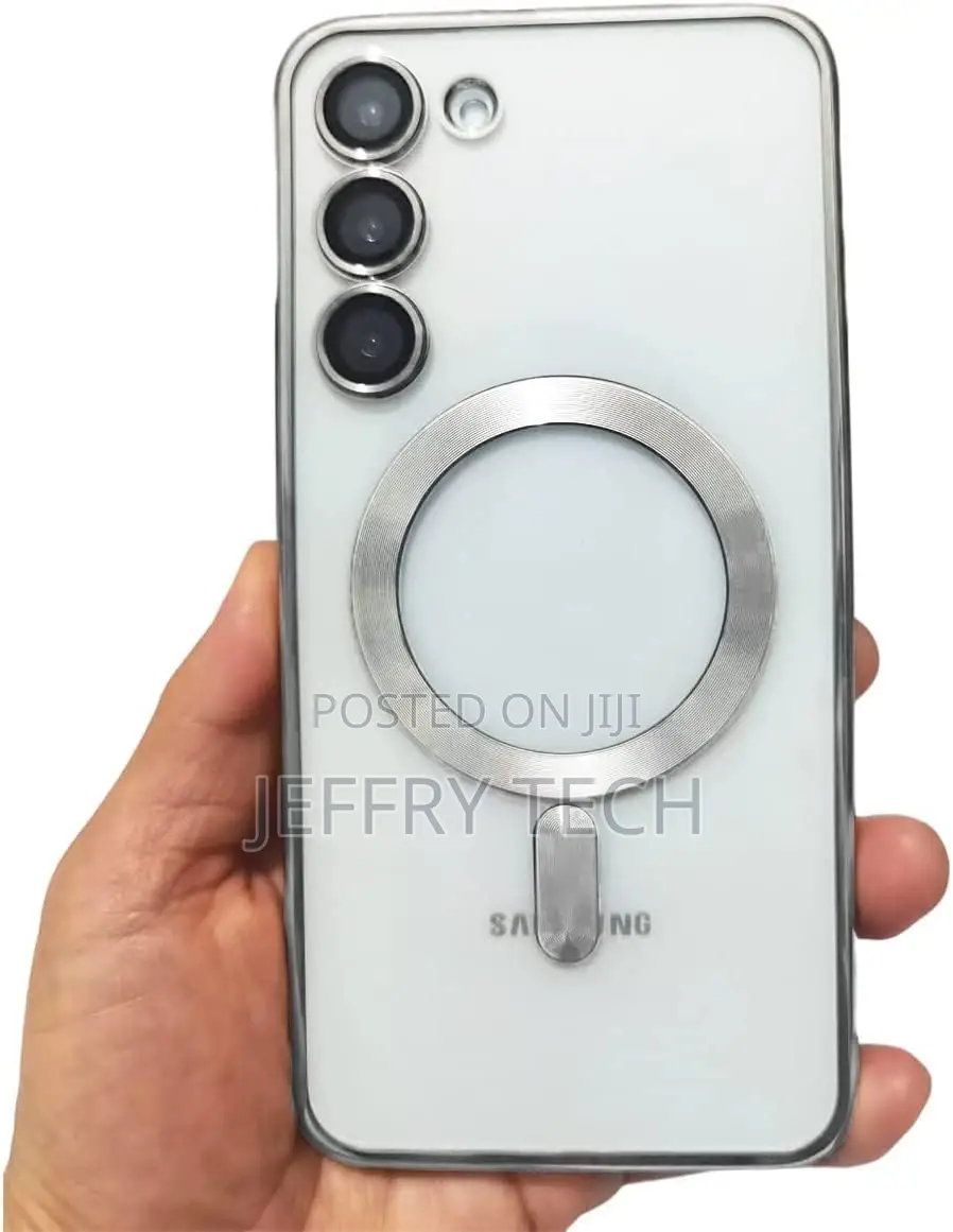 Magnetic Clear Case for Samsung Galaxy S23 With Camera Lens