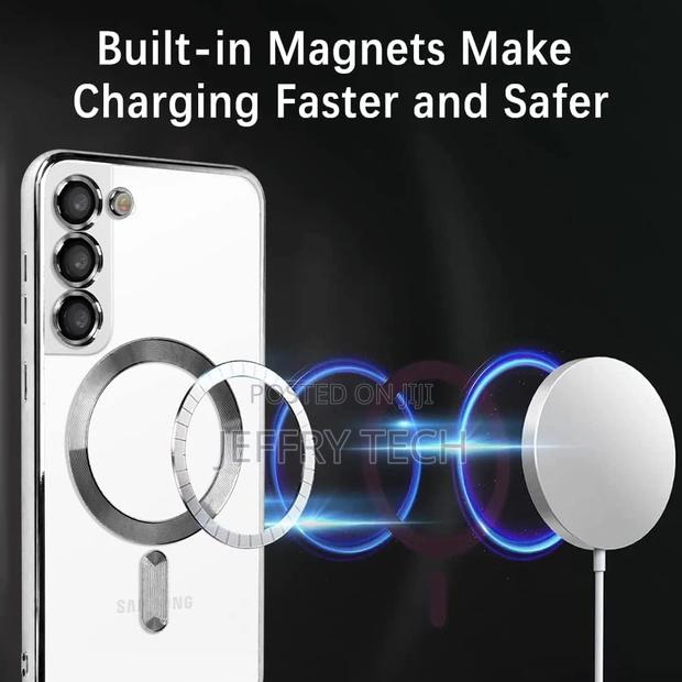 Magnetic Clear Case for Samsung Galaxy S23 With Camera Lens - thumbnail 2