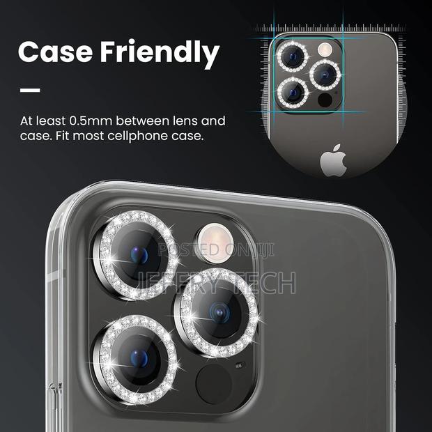 iPhone 13 Pro/iPhone 13 Pro Max Camera Lens Protector Bling - thumbnail 3