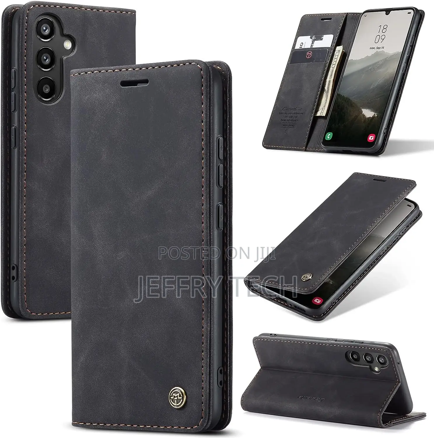 Samsung Galaxy A54 5G Case Multifunctional Horizontal Flip L