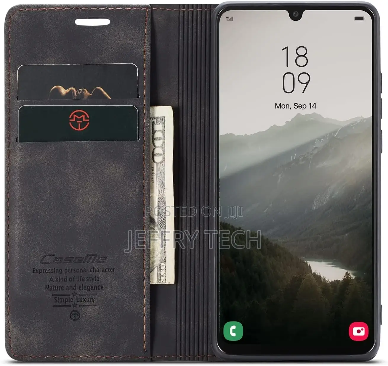 Samsung Galaxy A54 5G Case Multifunctional Horizontal Flip L