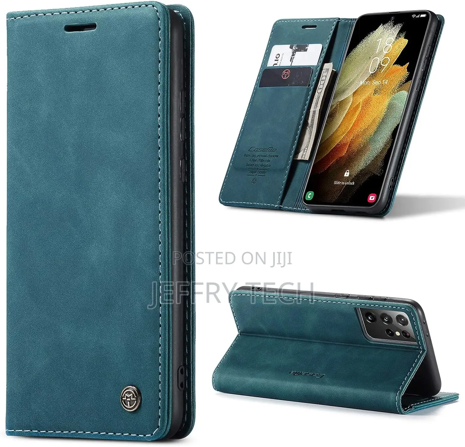 Kowauri Flip Case for Galaxy S21 Ultra,Leather Wallet Case C