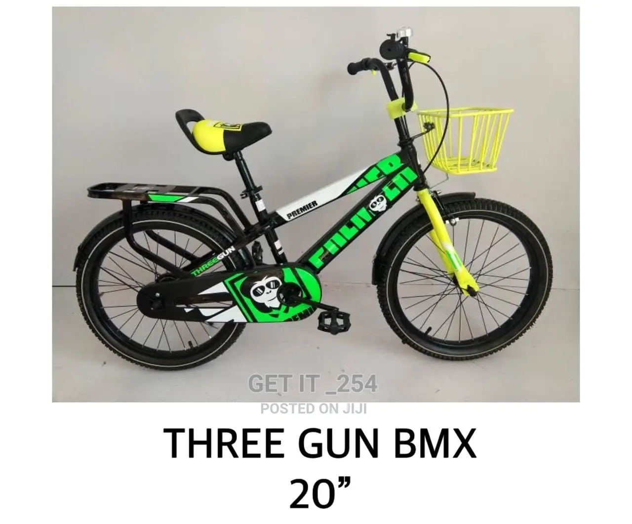 THREE GUN Quality Heavy Duty BMX KIDS BIKE Size 12