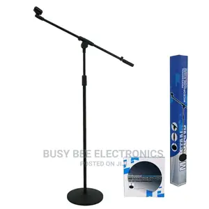 Round Base Microphone Stand