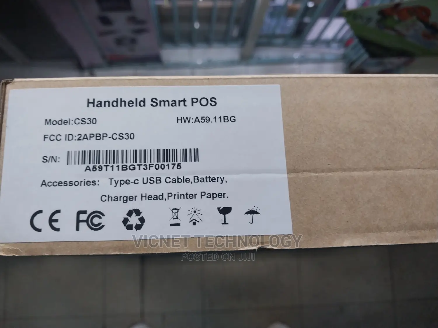Cs30 Handheld Smart Android Pos