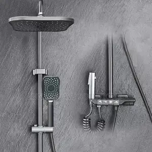 Minimalist Piano Shower Head With 4 Functions and Display