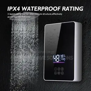 Minimalist Piano Shower Head With 4 Functions and Display