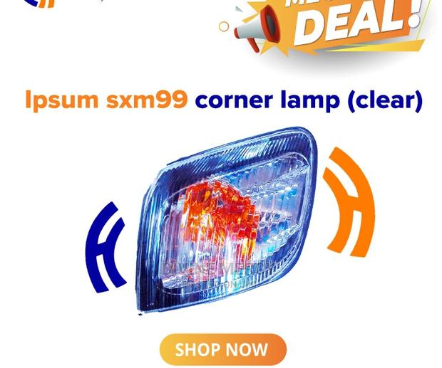 Ipsam SXM99 Corner Lamp (Clear)