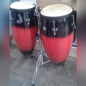 Conga Drums, One Stand Color Red - thumbnail 2