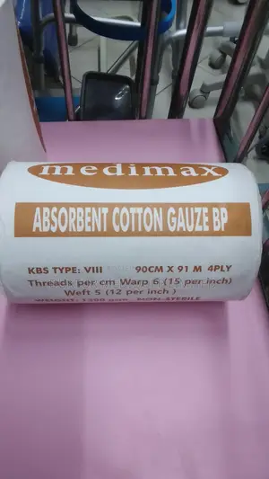 Absorbent Gauze Cotton Bp, 90cm X 91 M 4ply