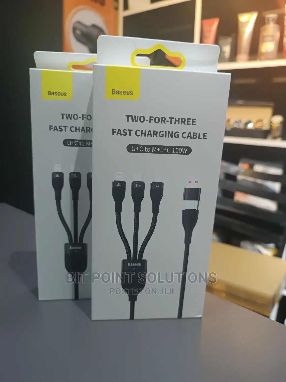 Baseus 3 in 2 Fast Charging Cable
