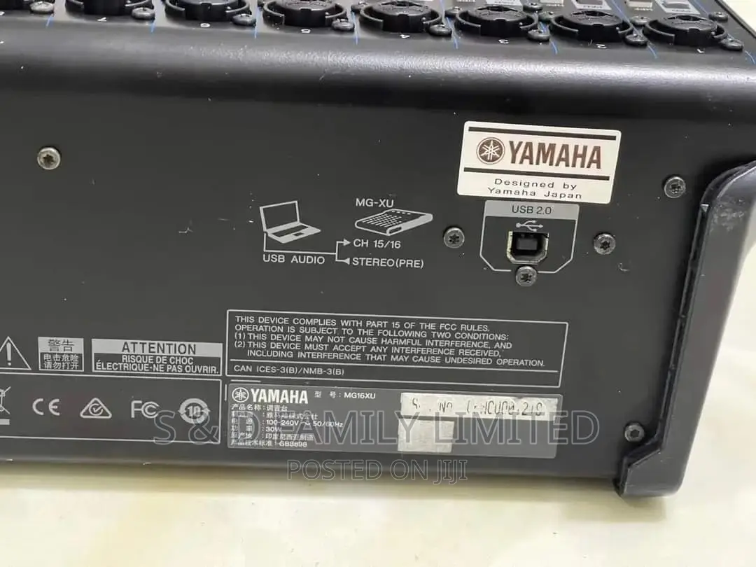MG 16XU Mixing Console Yamaha