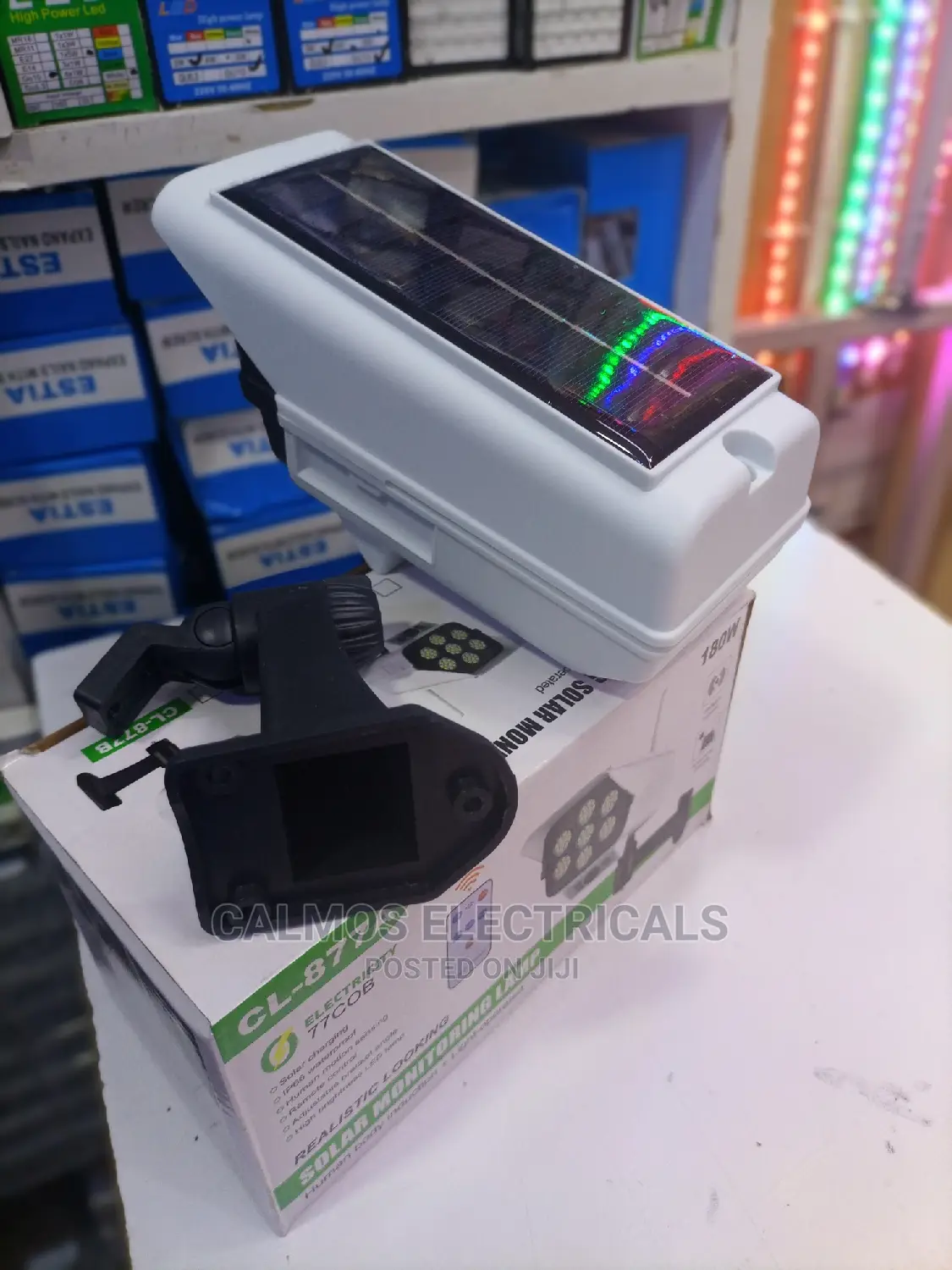 Solar Monitoring Lamp