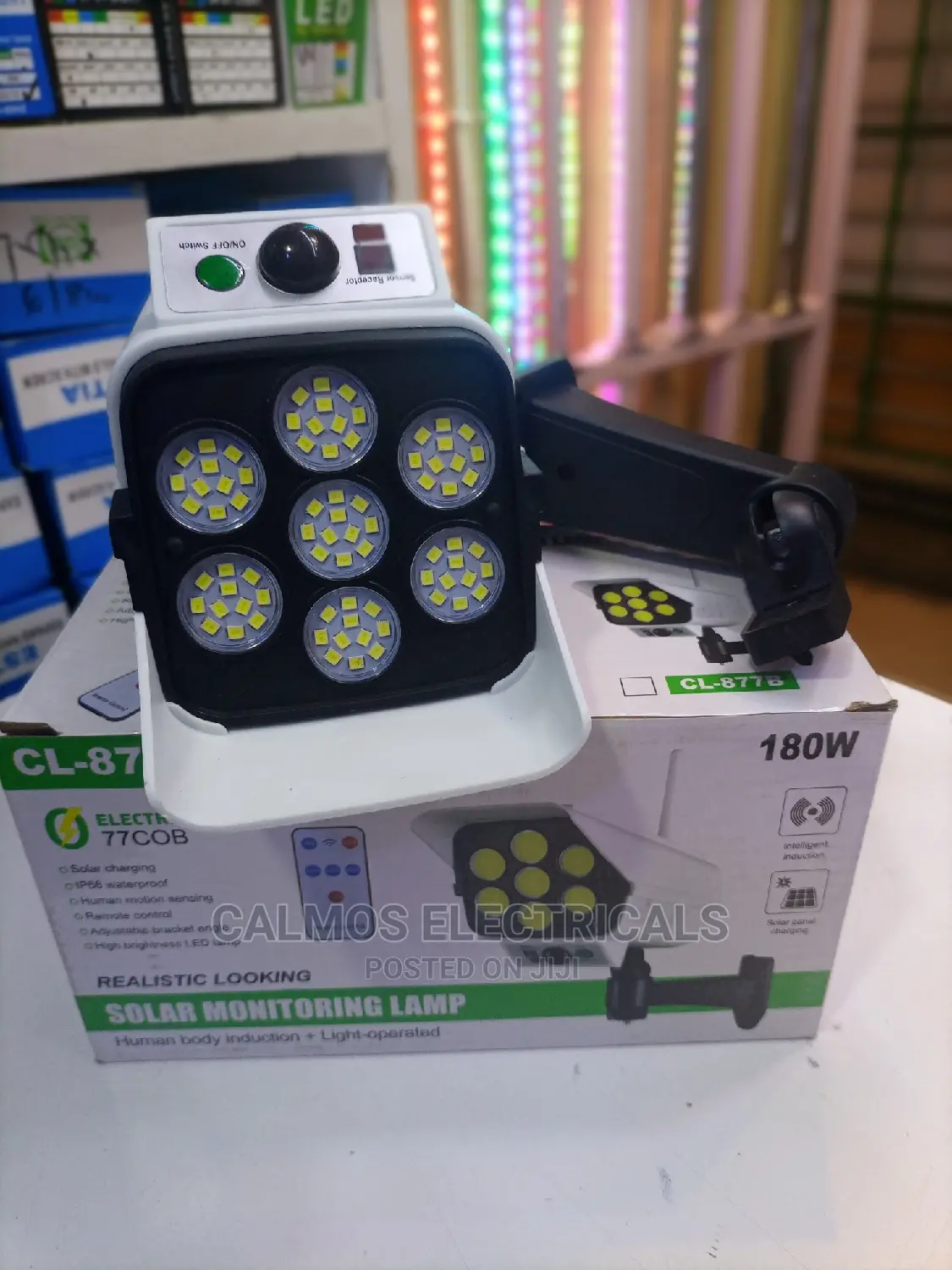 Solar Monitoring Lamp