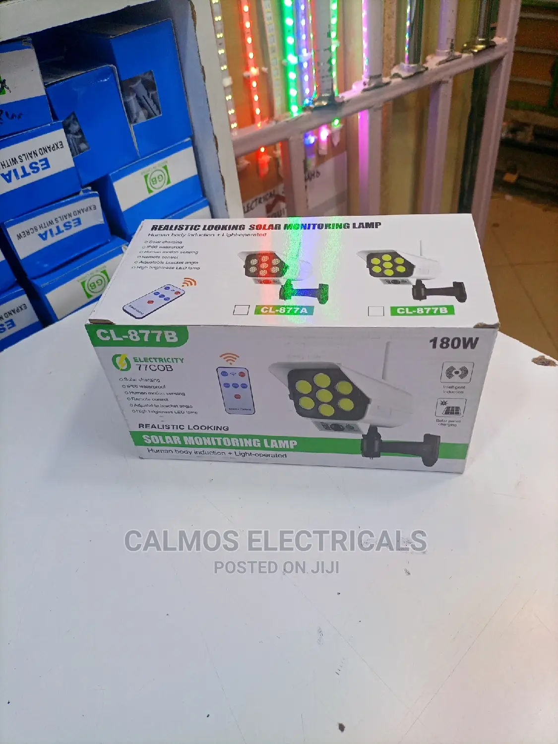 Solar Monitoring Lamp