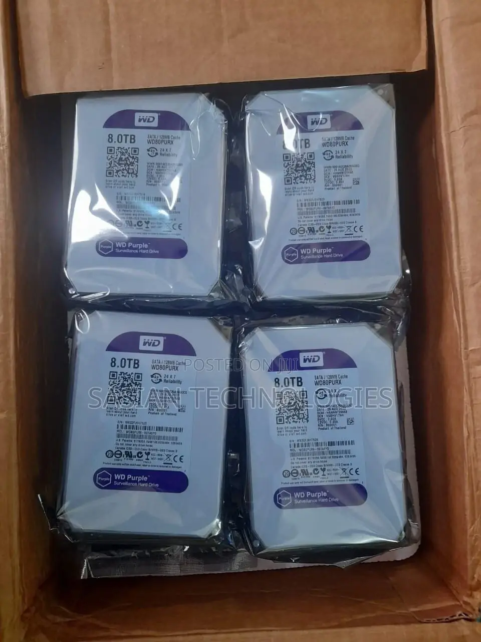 8tb Serveillance Harddisk Wd