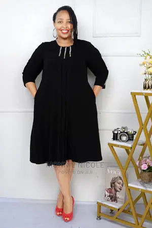 Black Shift Dress/ Maternity Dress/Pg Friendly Dress