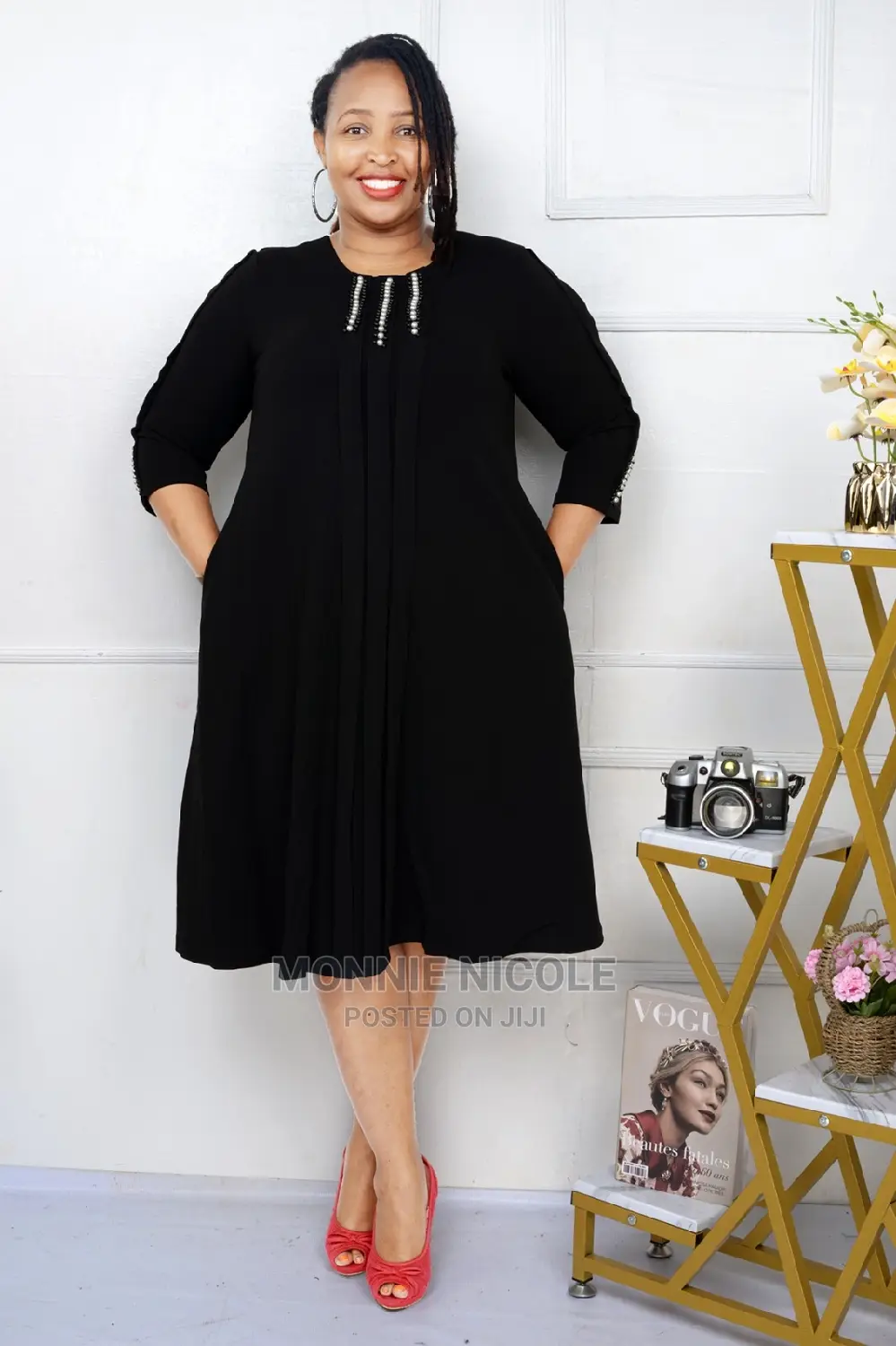Black Shift Dress/ Maternity Dress/Pg Friendly Dress
