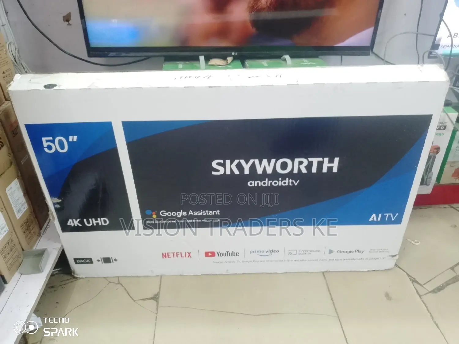 Skyworth 50 Inches Smart Android Frameless Tv