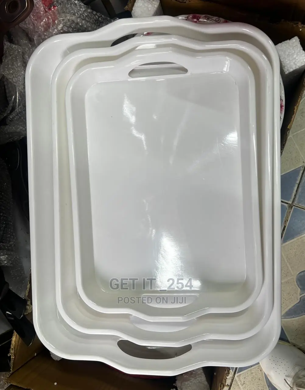 3 PCS Mellamine Trays
