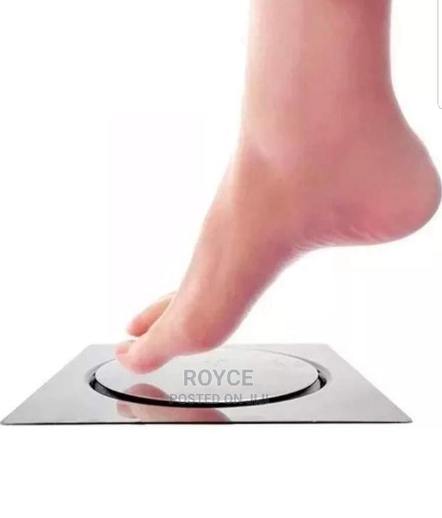 Pop Up Foot Floor Bathroom Drain - thumbnail 3