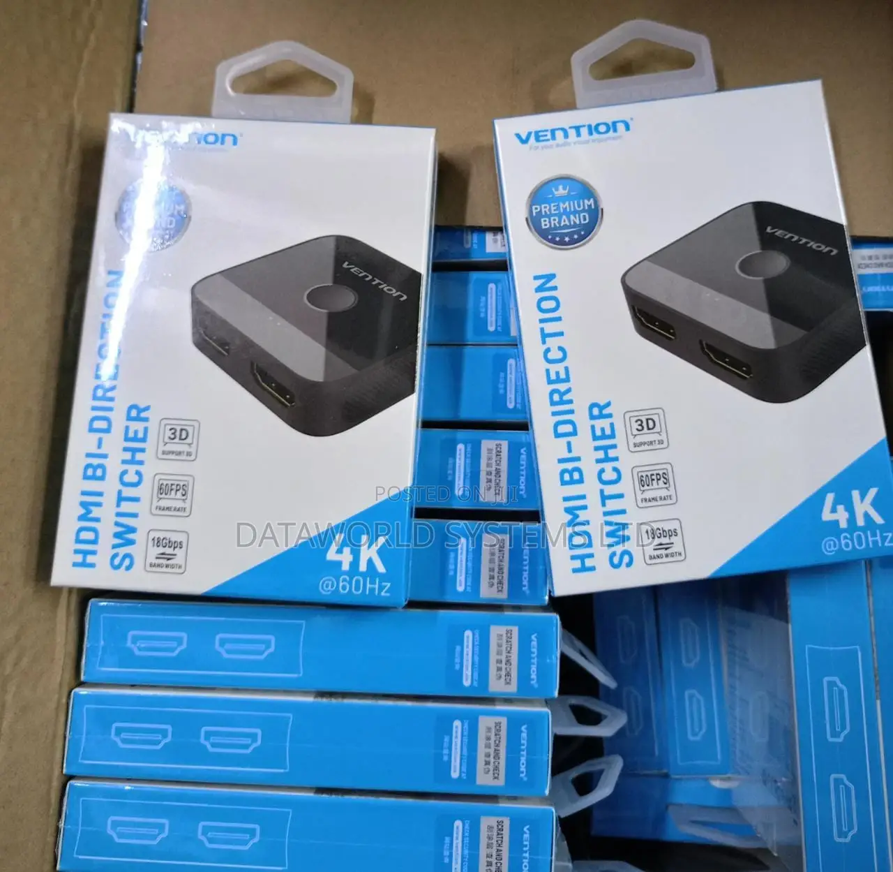 2-Port HDMI Bi-Direction Switcher Black ABS Type