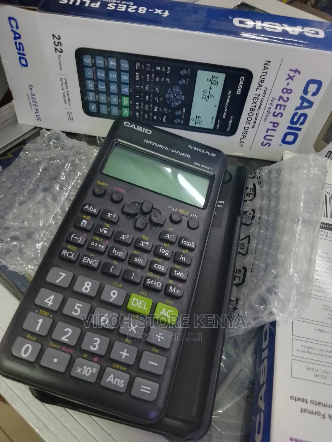 FX 82es Plus Calculator Textbook Display