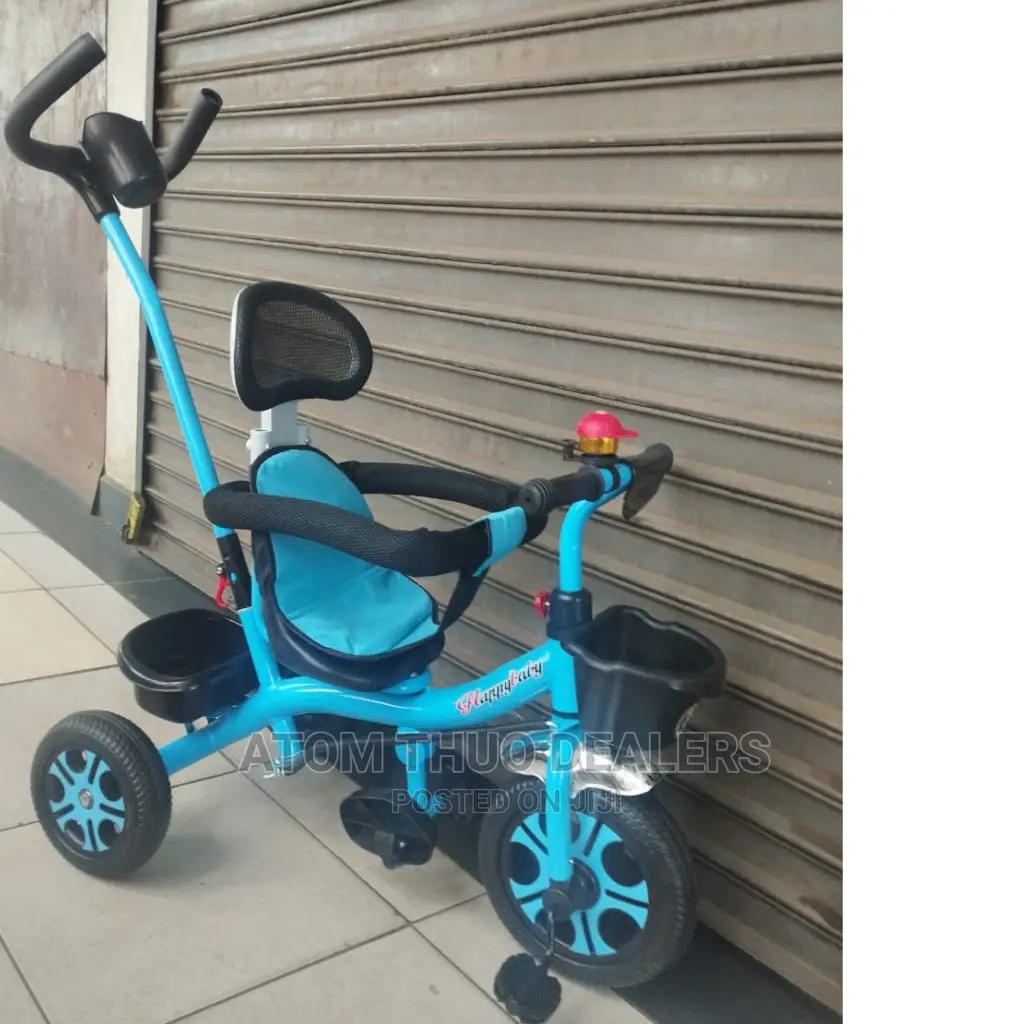 Unisex Kids Push Tricycle With Push Handle in Nairobi Central Toys