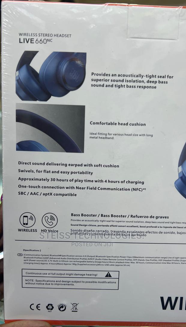 JBL Live 660 Headphones. - thumbnail 3