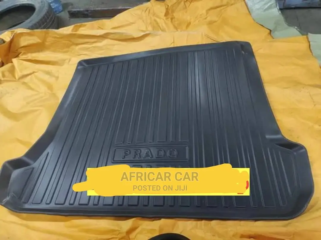 Prado 150 Branded Black Boot Rubber Mats in Nairobi Central Vehicle