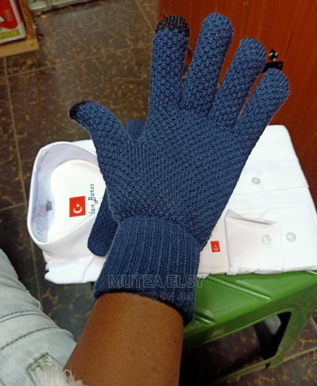 Navyblue Unisex Official Gloves. - main view