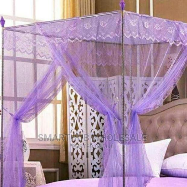 4 Stand Mosquito Net Purple Net - main view