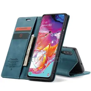 Samsung for Galaxy A70 Retro Frosted Leather Case