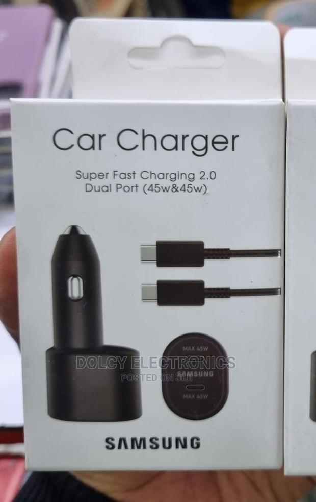 Samsung Super Fast Dual Car Charger (45W+15W) With Type-C