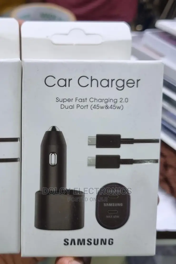 Samsung Super Fast Dual Car Charger (45W+15W) With Type-C