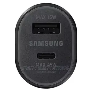 Samsung Super Fast Dual Car Charger (45W+15W) With Type-C