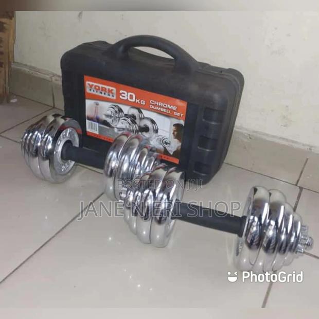 30 Kg Chrome Dumbbells - main view