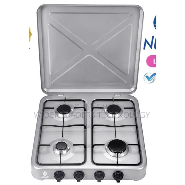 Nunix 4 Gas Burner Table Top Cooker Black L