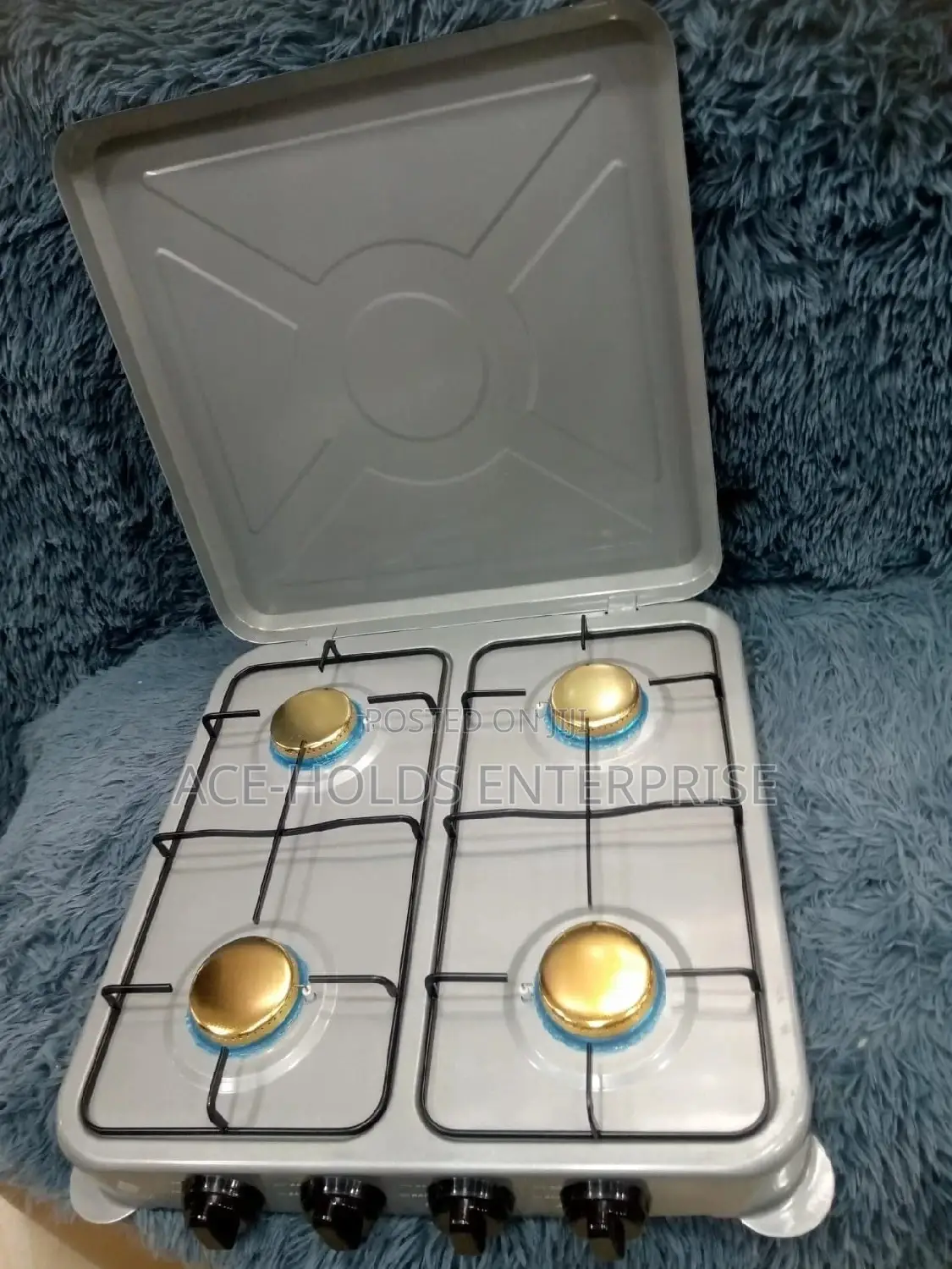 Nunix 4 Full Gas Burner Cooker Table Top