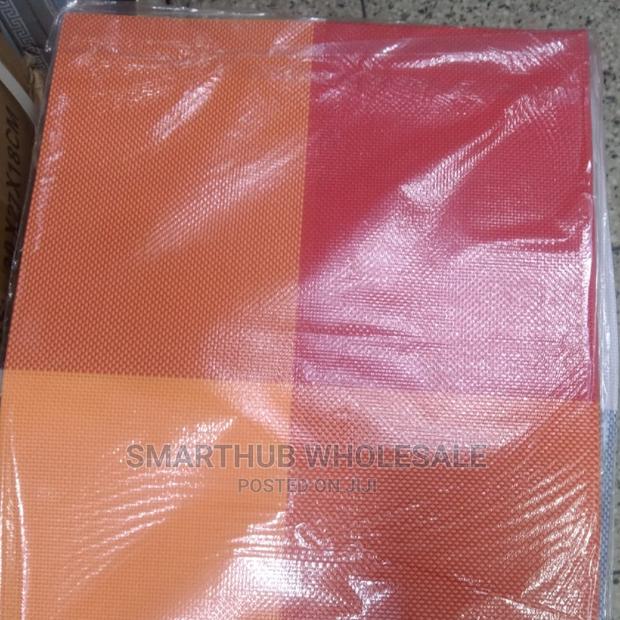 6pcs Table Mats Orange - main view