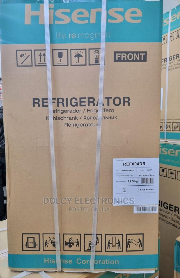 Hisense Ref094dr 94 Liters Fridge - Silver - main view