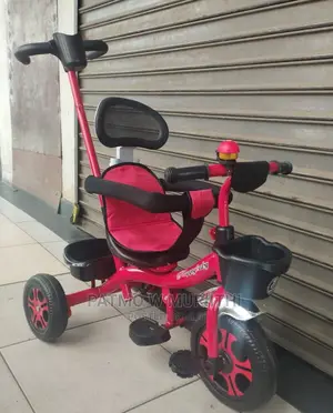 Tricycle With Push Handle