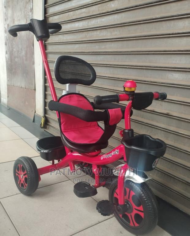 Tricycle With Push Handle