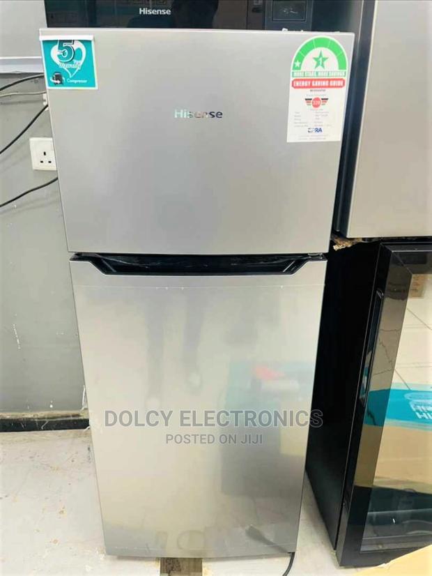 Hisense Ref120dr 120 Liters Fridge Silver Two Door - main view