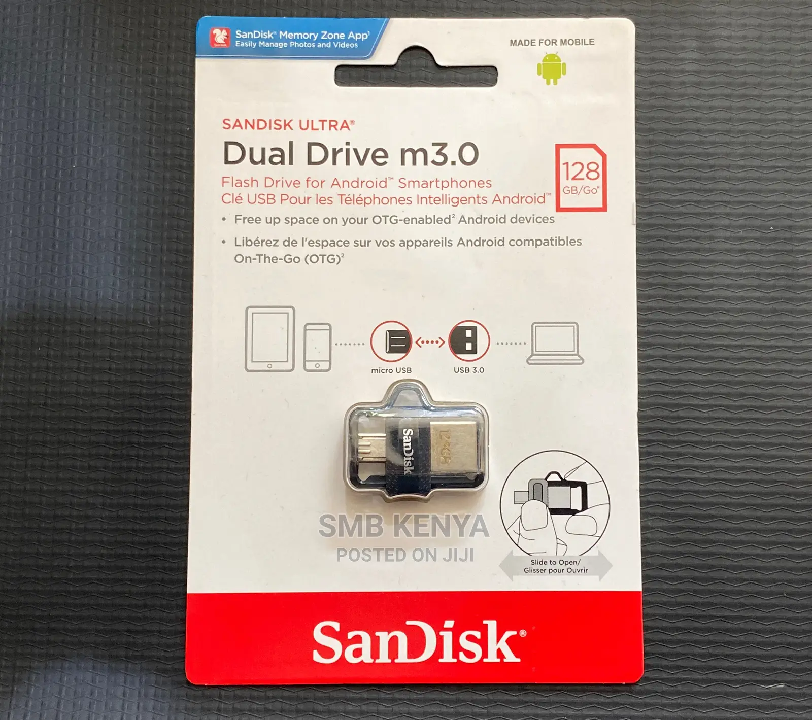 Sandisk Ultra Dual Drive Usb-micro Usb 128 Gb